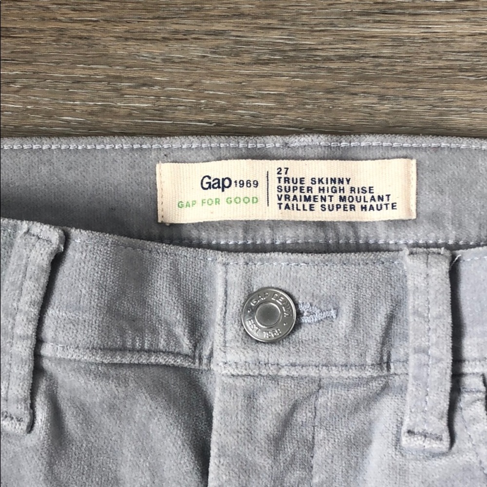 Gap corduroy pants super high rise